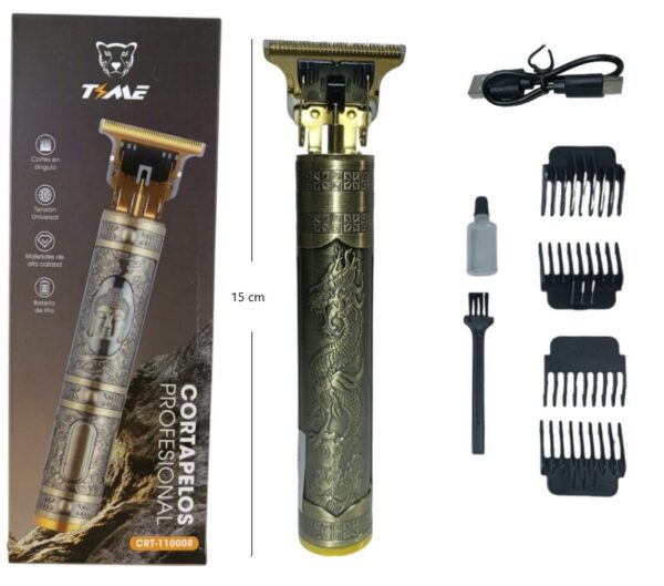CORTA PELO RECARGABLE DORADO J8/J9 ( METAL)                CRT-110008