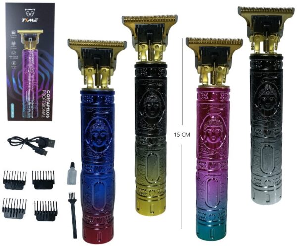 CTR-110018 CORTA PELO BUDA COLORES RECARGABLE              CRT-110011