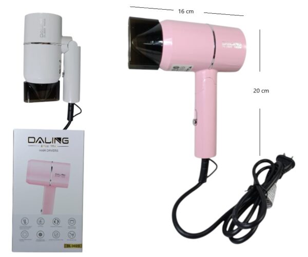 SECADOR DE PELO DALING 1400W               DL-3023