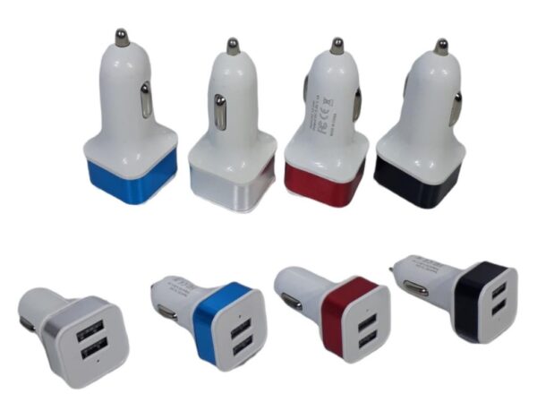 ADAPTADOR CABEZAL AUTO 2.1A 2 SALIDAS             EX00949