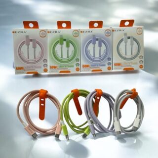 CABLE EZRA REFORZADO 27W MALLADO TIPO C A TIPO C          EZ-W153