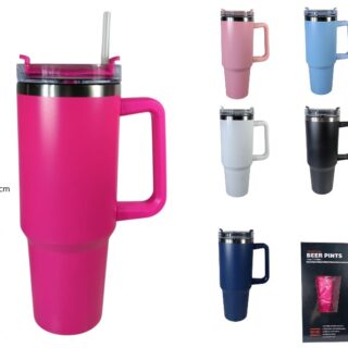 VASO TERMICO CON SORBETE 1200ML ISA-802              ISA-811