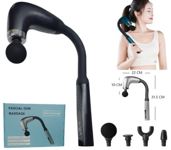 MASAJEADOR RECARGABLE CON MANGO DE EXTENSION         JC395
