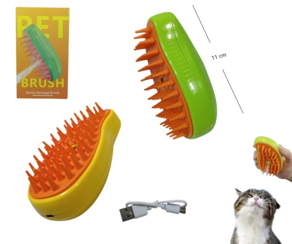 CEPILLO RECARGABLE LAVAR MASCOTA A VAPOR                QC-06/JY-06