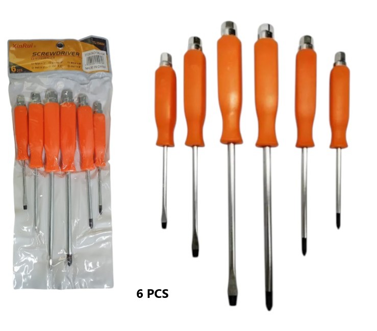 DESTORNILLADOR GOLPE X6PCS V6-104 (ROJO)          K-104