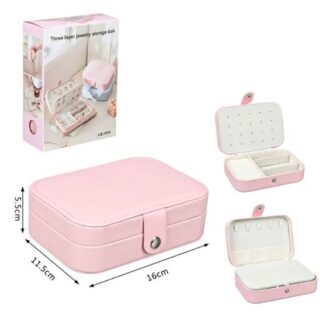 JOYERO ALAJERO C/ COMPARTIMIENTO SIMIL CUERO             LD-1013