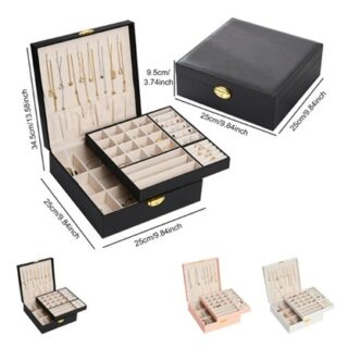 JOYERO ALAJERO C/ COMPARTIMIENTO SIMIL CUERO         LD-1019