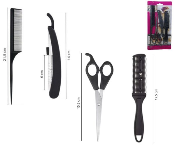 KIT DE TIJERA PELUQUERIA             P421