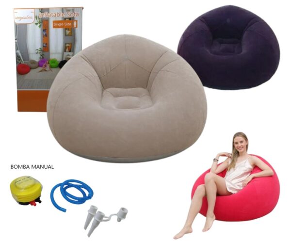 SILLON PUFF INFLABLE            S-1208