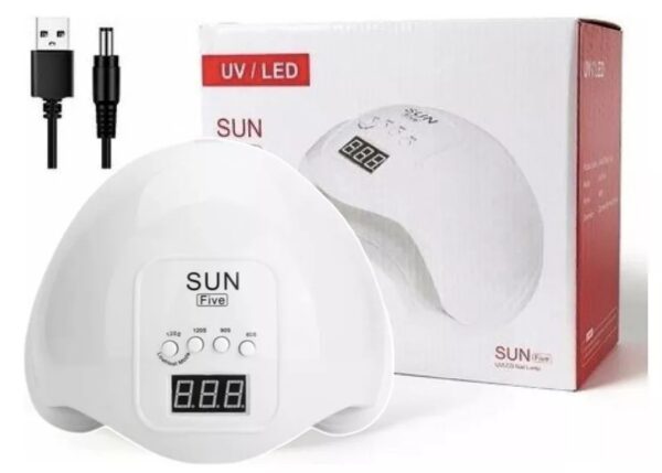 CABINA UV/LED SUN FIVE 48W UÑAS ESCULPIDAS GEL            SUN-FIVE