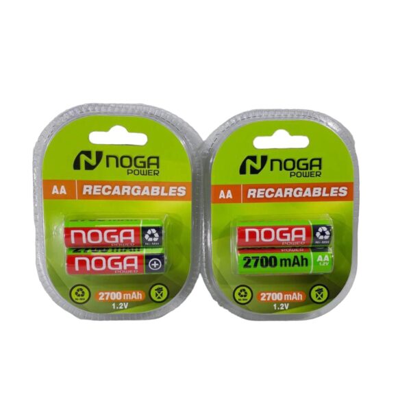 PILAS AA BLISTER RECARGABLE NOGA 2700MAH             83488