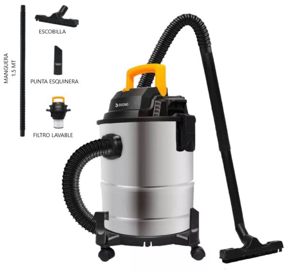 ASPIRADORA INDUSTRIAL SUONO 15L 1300W                HOG0172