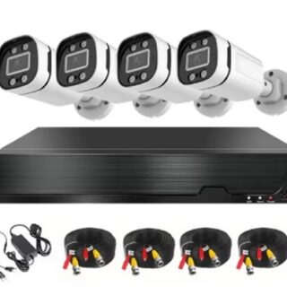 KIT DE CAMARA FULL COLOR DVR Y 4 CAMARAS HD 5 MP              HT007