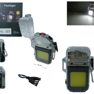 LINTERNA LED RECARGABLE FLASH C/ENCENDEDOR SDT-1 KL-303