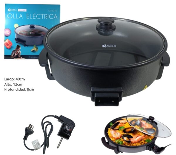 OLLA ELECTRICA REDONDA 8LT 1300W             OR-5010