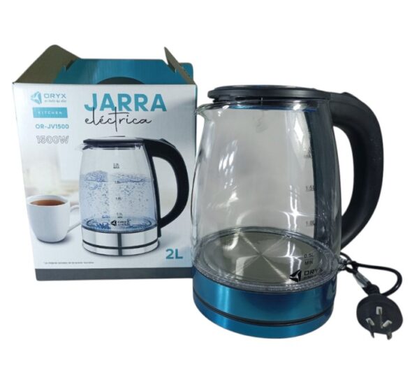 JARRA PAVA ELECTRICA DE VIDRIO 2L 1500W            OR-JV1500