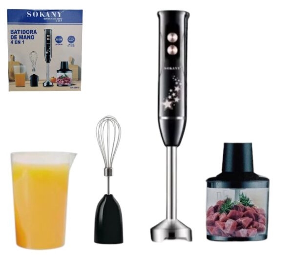 BATIDORA DE MANO 4 EN 1 SOKANY           SK-02012