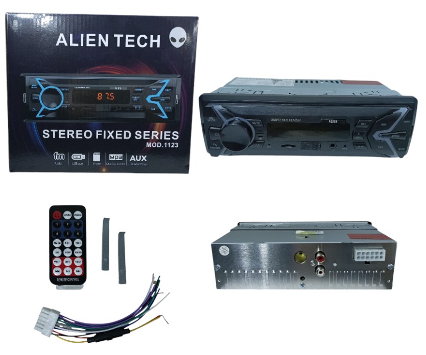 ESM-1 STEREO FIJO ALIEN TECH BT/FM/MP3/AUX/USB           1123