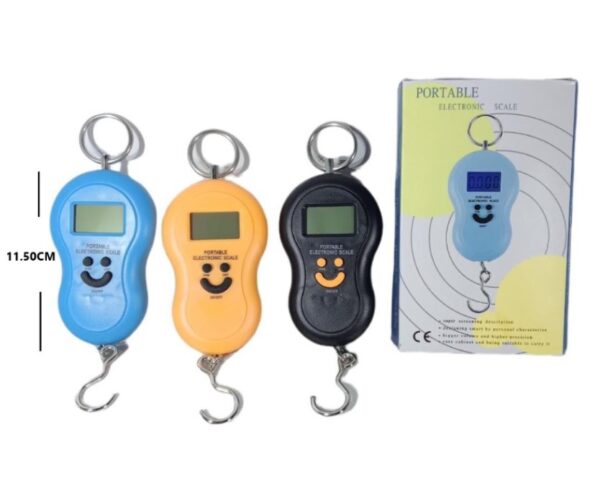 BALANZA ELECTRONICA 50 KG EQUIPAJE SMILE K24056            CX-E02