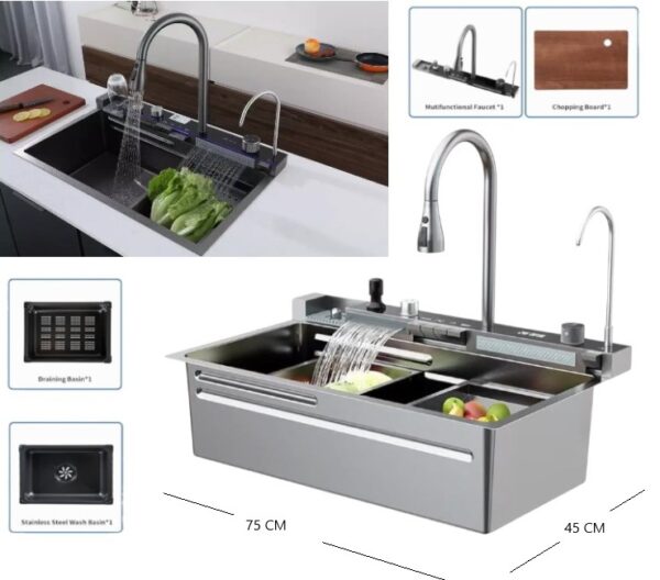 BACHA DE COCINA INTELIGENTE              F7545