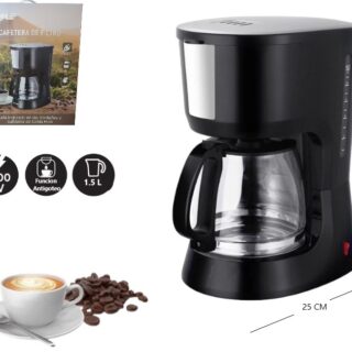 CAFETERA DE FILTRO 1.5L 1000W 12 TAZAS             K-113542