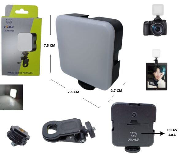 LUZ DE SELFIE QX-F1                   LED-83001