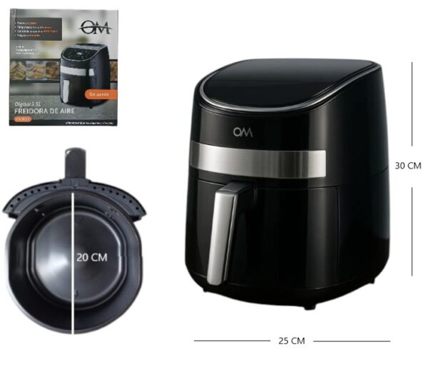 FREIDORA DE AIRE 3.5L          OM-006A