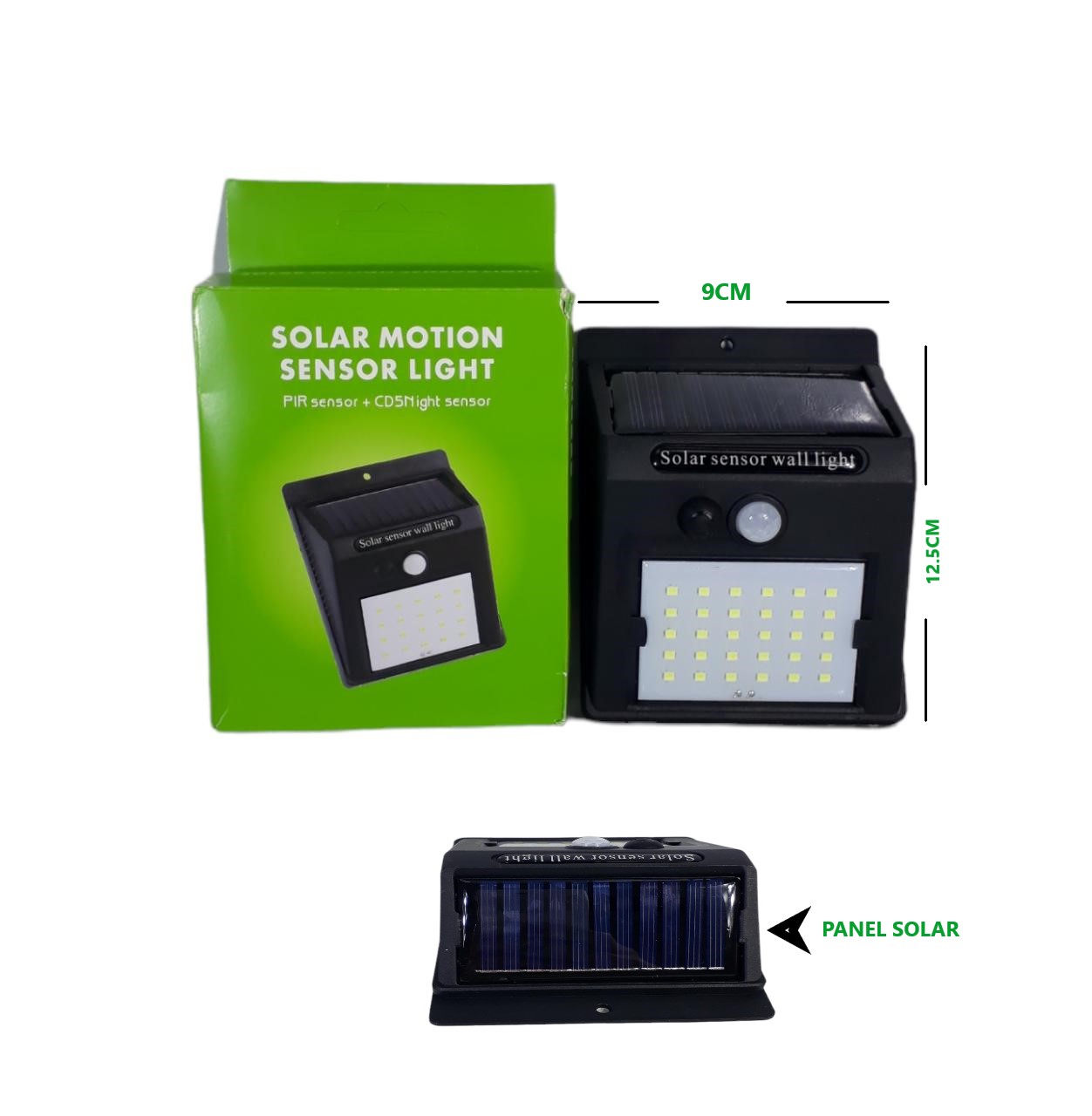 REFLECTOR SOLAR CON SENSOR 30 LED SL-30