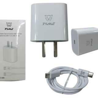 CARGADOR 20W C/ CABLE TIPO C A TIPO C           TMCC408