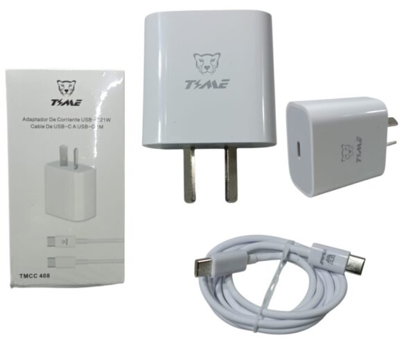 CARGADOR 20W C/ CABLE TIPO C A TIPO C           TMCC408