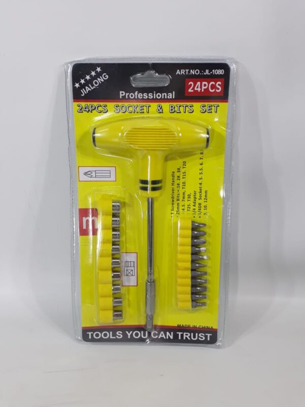LLAVE T SET 24 PCS 1080 TL0125 JL-1080            TS-024