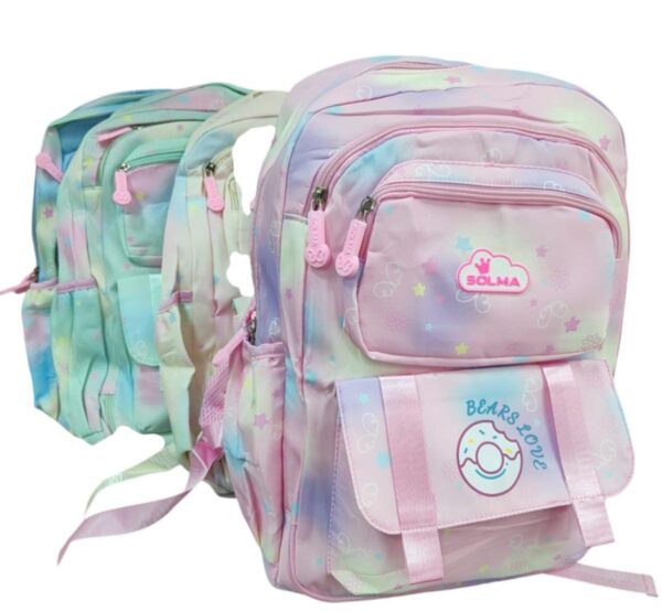 MOCHILA JUVENIL VARIOS COLORES              10237
