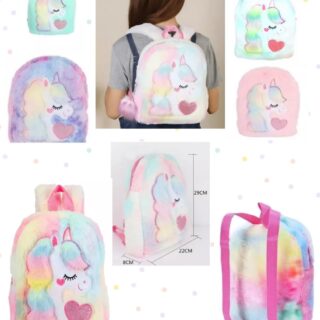 MOCHILA PELUCHE UNICORNIO               99329