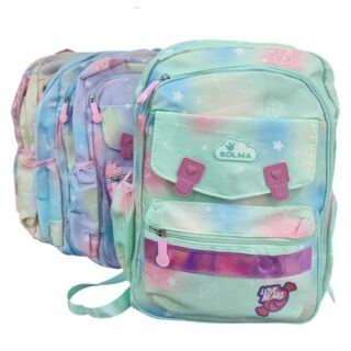 MOCHILA DAMA JUVENIL FRANJA BRILLOSA              AFU216