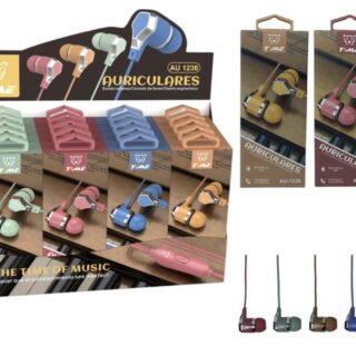 AU-11011 AURICULAR M-LIBRES TIME C/ EXHIBIDOR              AU-1236