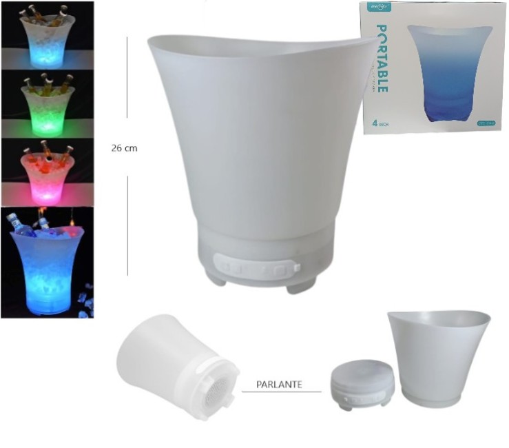 FRAPERA C/PARLANTE RGB BLUETOOTH           GTS-2263