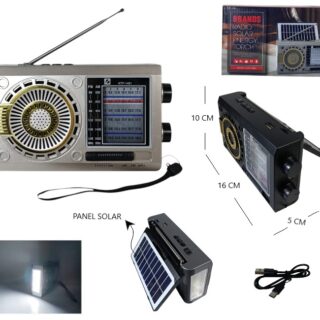 RADIO CON PANEL SOLAR            KTF-1481