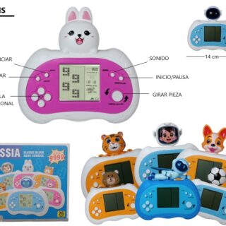 CONSOLA TETRIS JUEGOS CLASICOS LABUBU           WA30