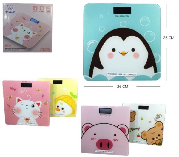 BALANZA DE BAÑO PERSONAJES               BL-91056
