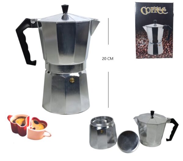 CAFETERA TIPO ITALIANA 600ML              CAF-701