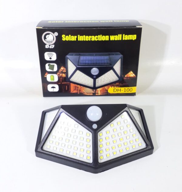 LAMPARA C/ SENSOR SOLAR 100 LED QMX-100          DH-100