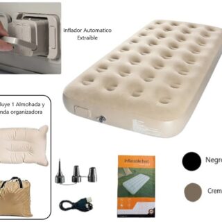 COLCHON INFLABLE CON INFLADOR AUTOMATICO 5mit            ICO-160915