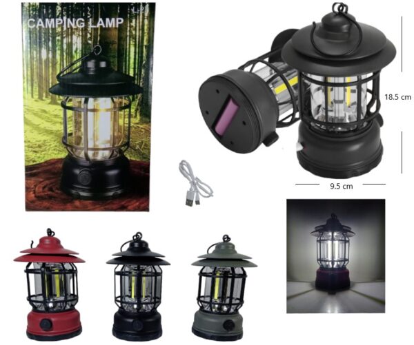 LAMPARA FAROL LED USB CAMPING L27              L-27