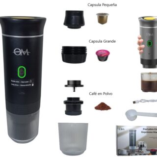 CAFETERA EXPRESSO PORTATIL 3 EN 1             OM-C301
