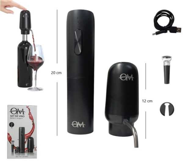SET DE ABRIDOR DE VINO          OM-W02
