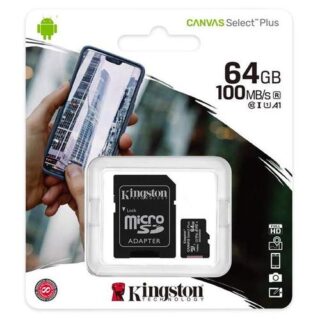 MEMORIA KINGSTON 64G CANVAS MICROSD 100MB              MSD-64GB