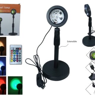 LAMPARA LED RGB USB C/ CONTROL ATARDECER       ST-0027/LED-83068