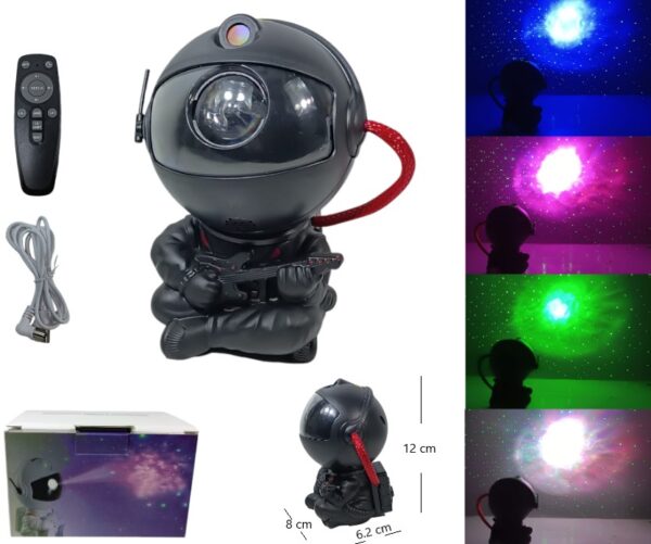 TW-059 PROYECTOR ASTRONAUTA BT. C/GUITARRA              BP24