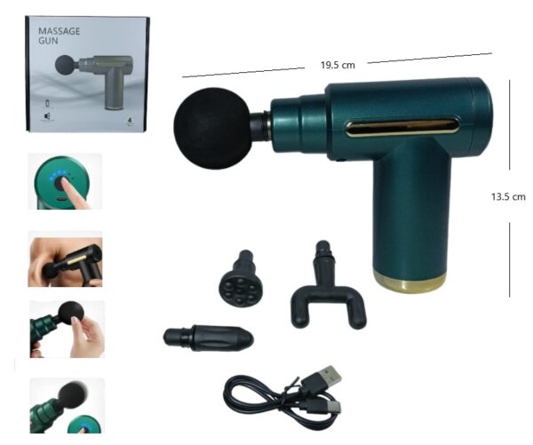 MASAJEADOR PISTOLA RECARGABLE                LC-001