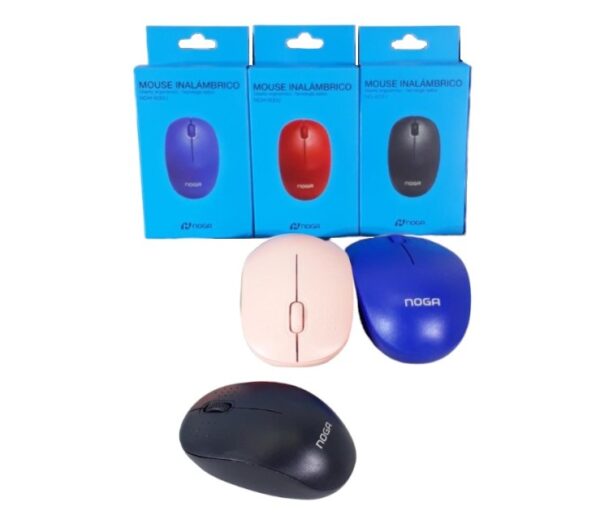 MOUSE INALAMBRICO NOGA (SOLO ROSA Y NEGRO)           NG-900U